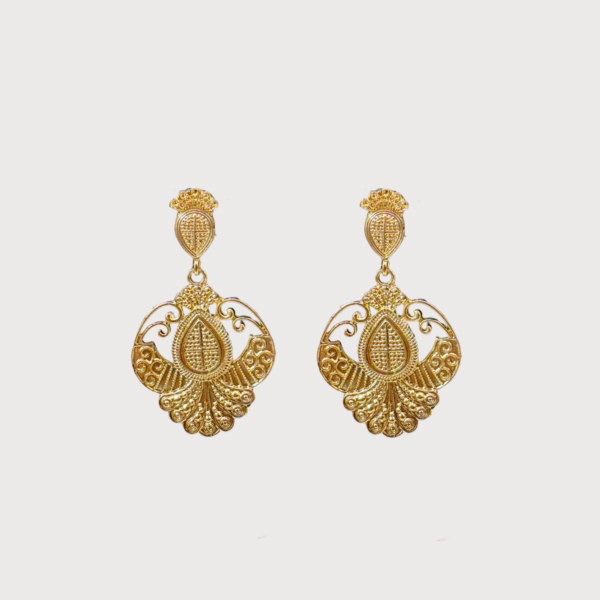Pendientes Dorados Arabescos