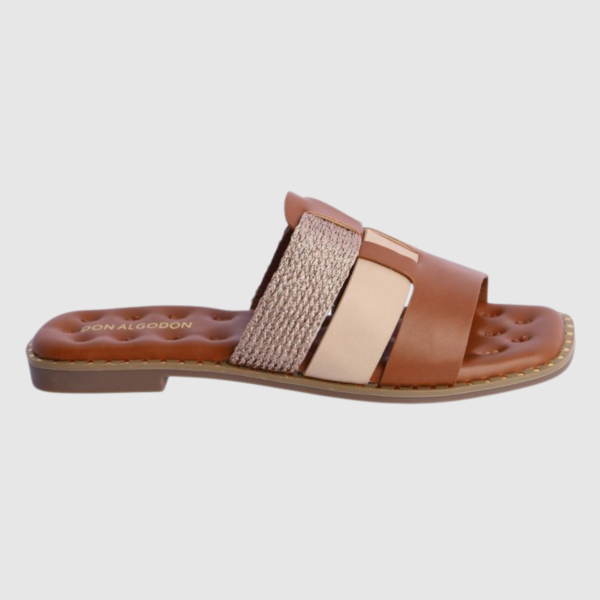Sandalias Planas Marrones - Imagen 2