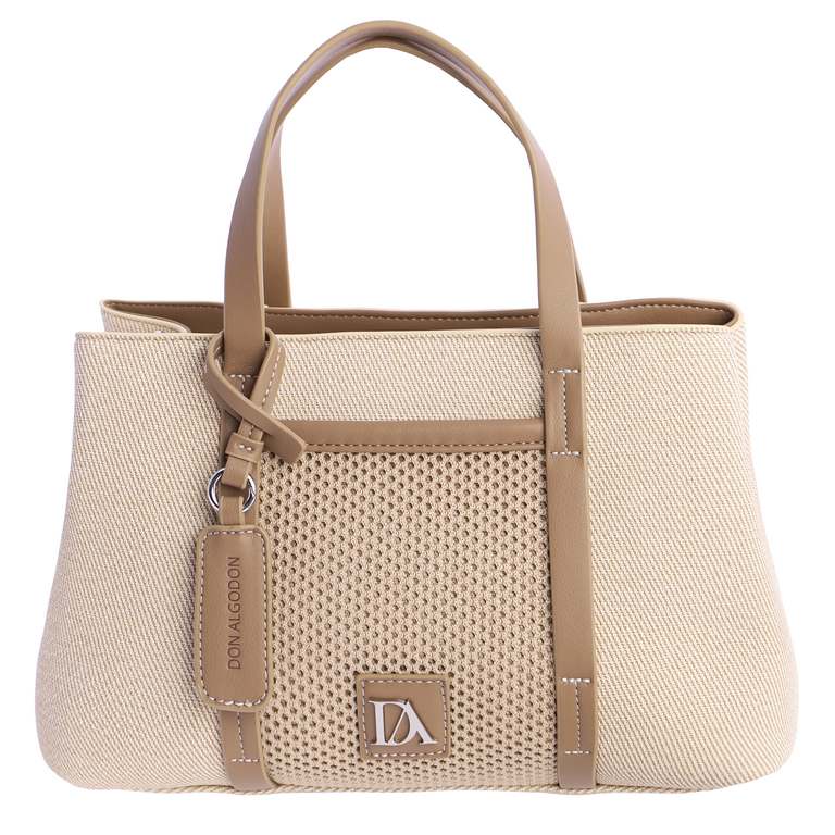 Bolso de mano Nassa beige